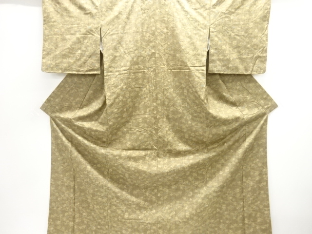 JAPANESE KIMONO / TSUMUGI / WOVEN PLANT 